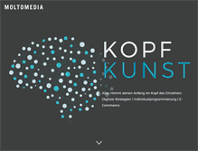 Tablet Screenshot of moltomedia.de